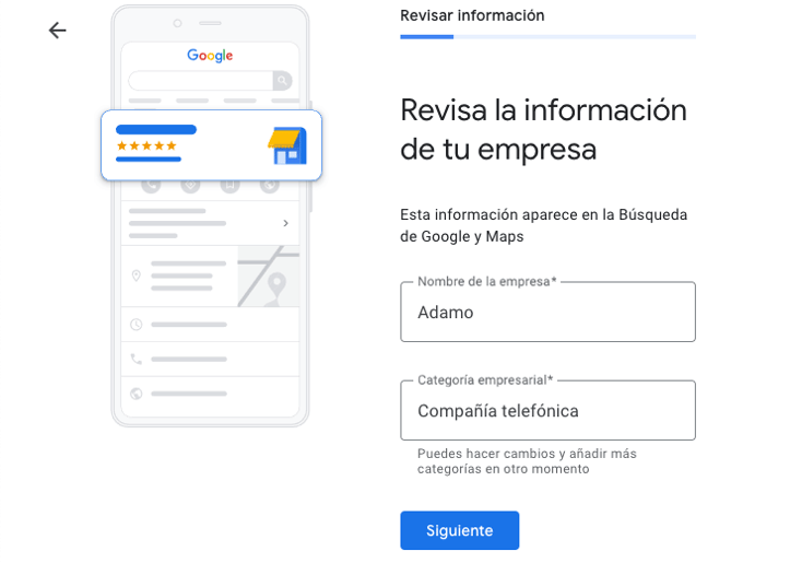 Perfil de tu empresa